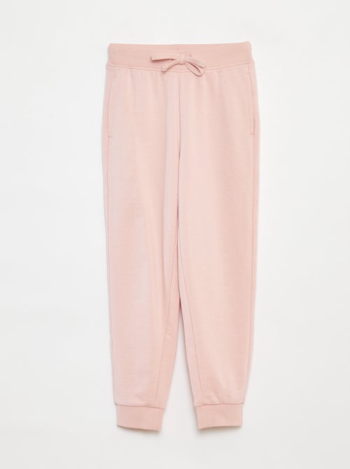 Joggers tinta unita con vita elasticizzata - Kiabi