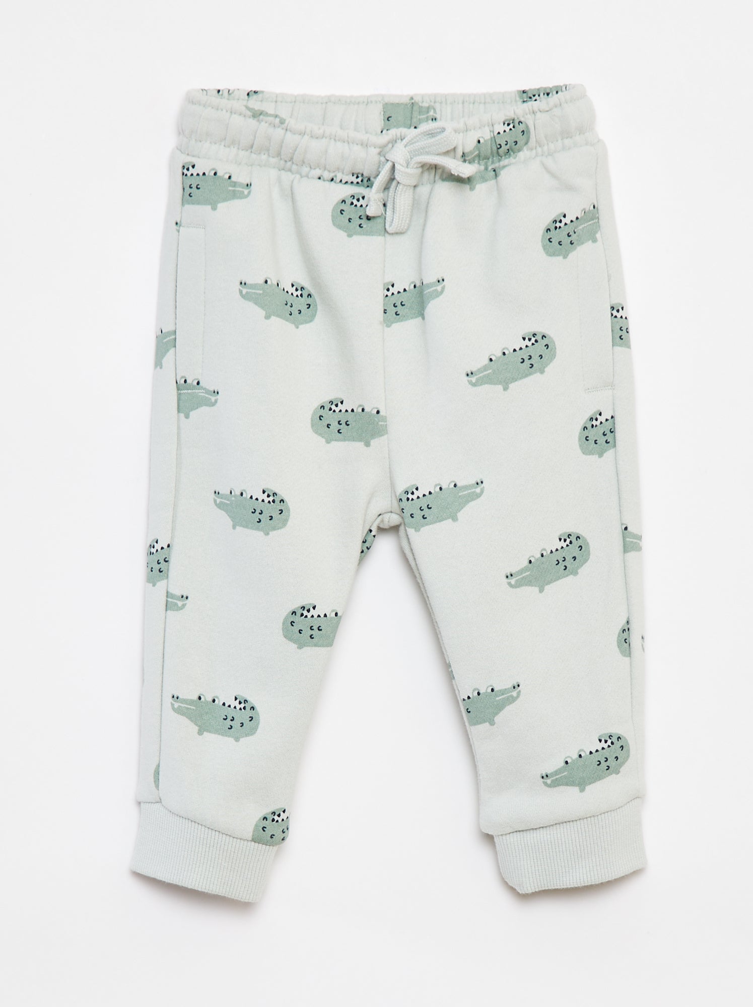 Joggers tinta unita con vita elasticizzata