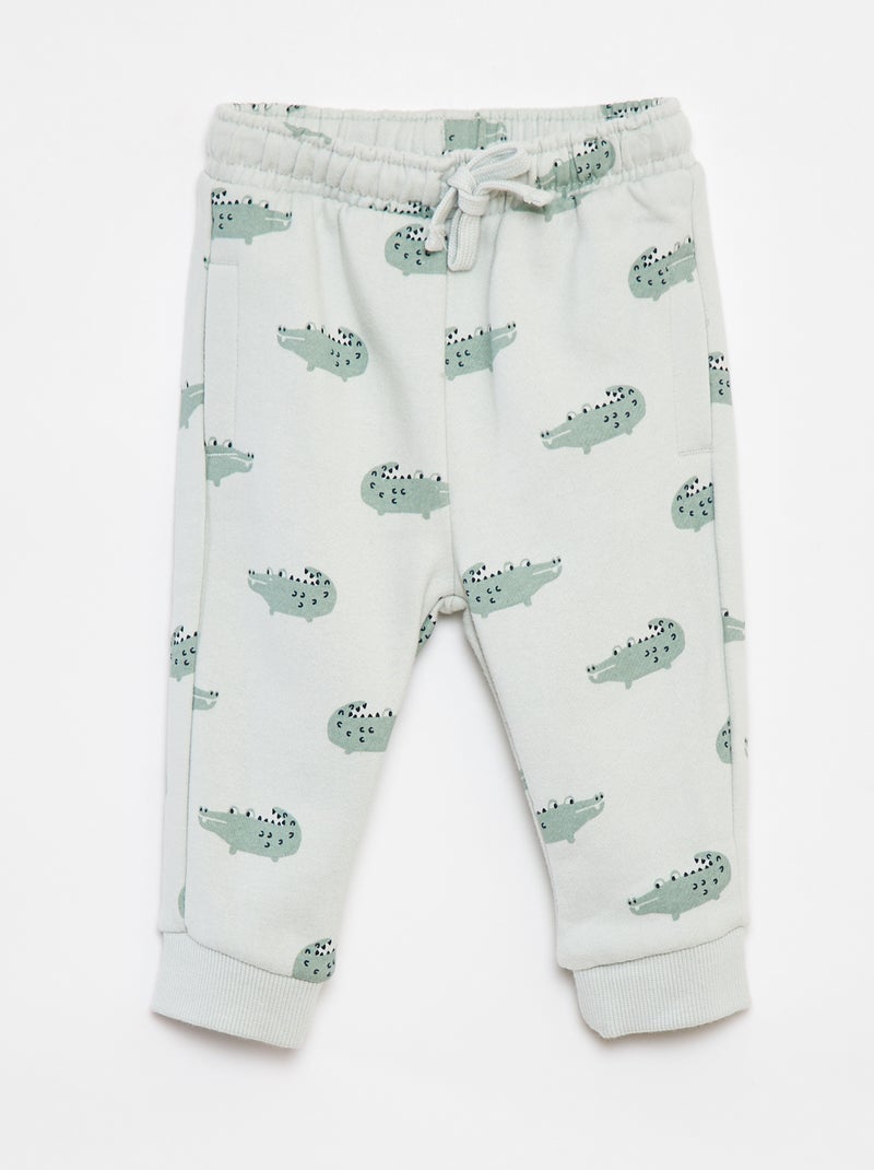 Joggers tinta unita con vita elasticizzata Verde - Kiabi