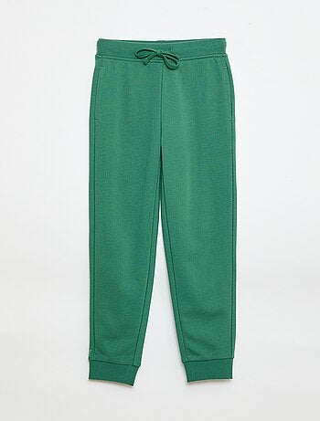Joggers tinta unita con vita elasticizzata