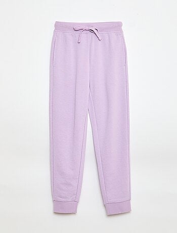 Joggers tinta unita con vita elasticizzata