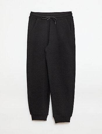 Joggers tinta unita in felpa leggera