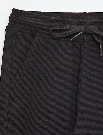 Joggers tinta unita in felpa leggera