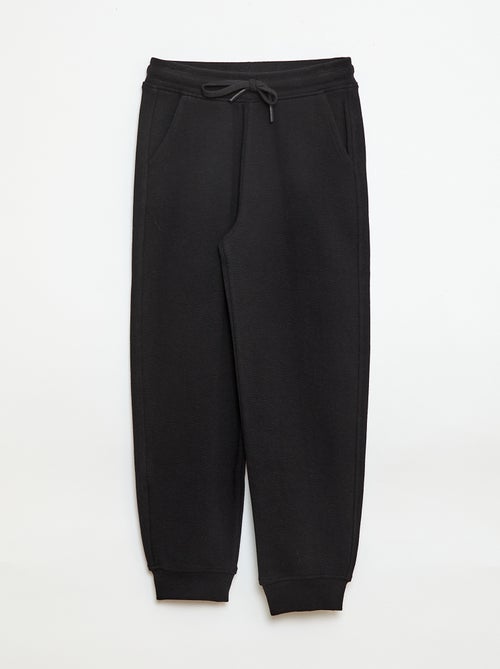 Joggers tinta unita in felpa leggera - Kiabi