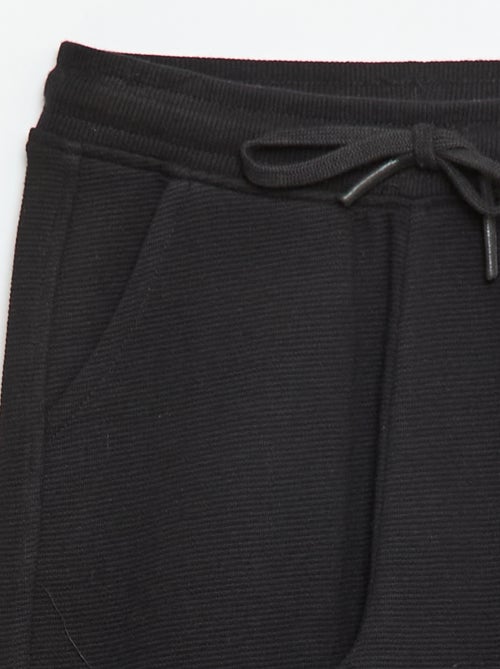 Joggers tinta unita in felpa leggera - Kiabi