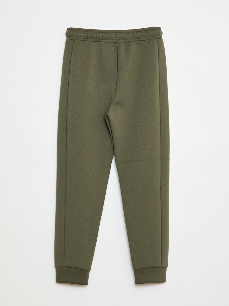 Joggers tipo neoprene Verde - Kiabi