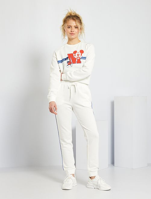 Joggers 'Topolino' 'Disney' - BIANCO - Kiabi - 15.00€