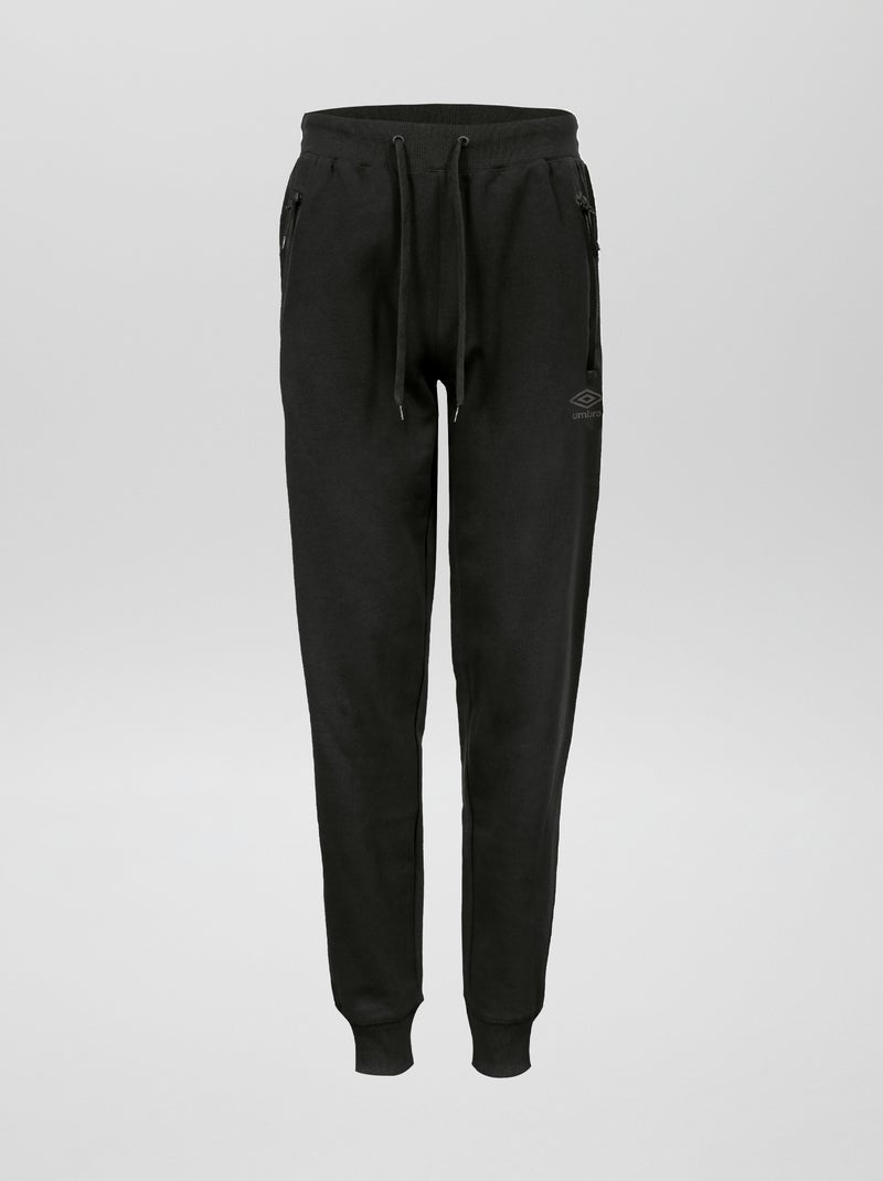 Joggers 'Umbro' in tessuto felpato NERO - Kiabi