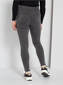 Ragazza 10-18 anni - Joggers vita alta a righe - Kiabi