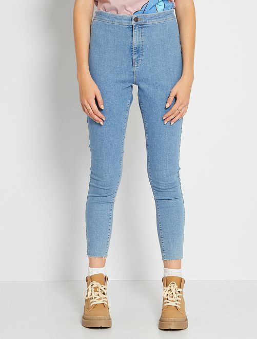 Joggers vita alta - BLU - Kiabi - 10.00€