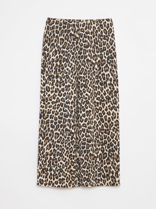 Joggers wide leg con vita elasticizzata - Kiabi