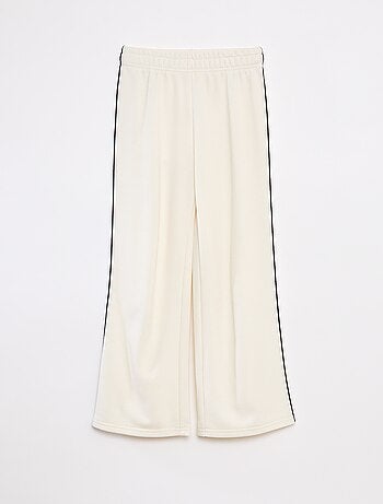 Joggers wide leg con vita elasticizzata