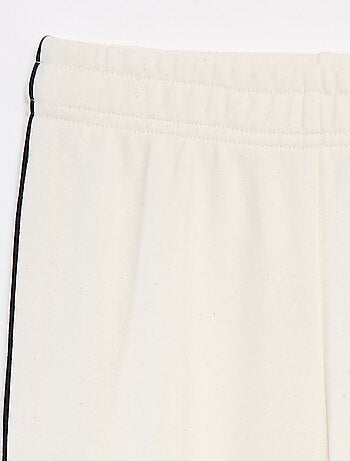 Joggers wide leg con vita elasticizzata