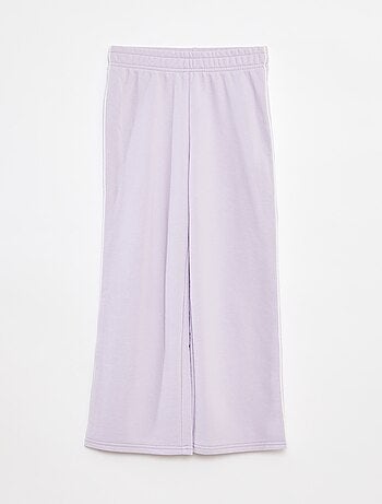 Joggers wide leg con vita elasticizzata