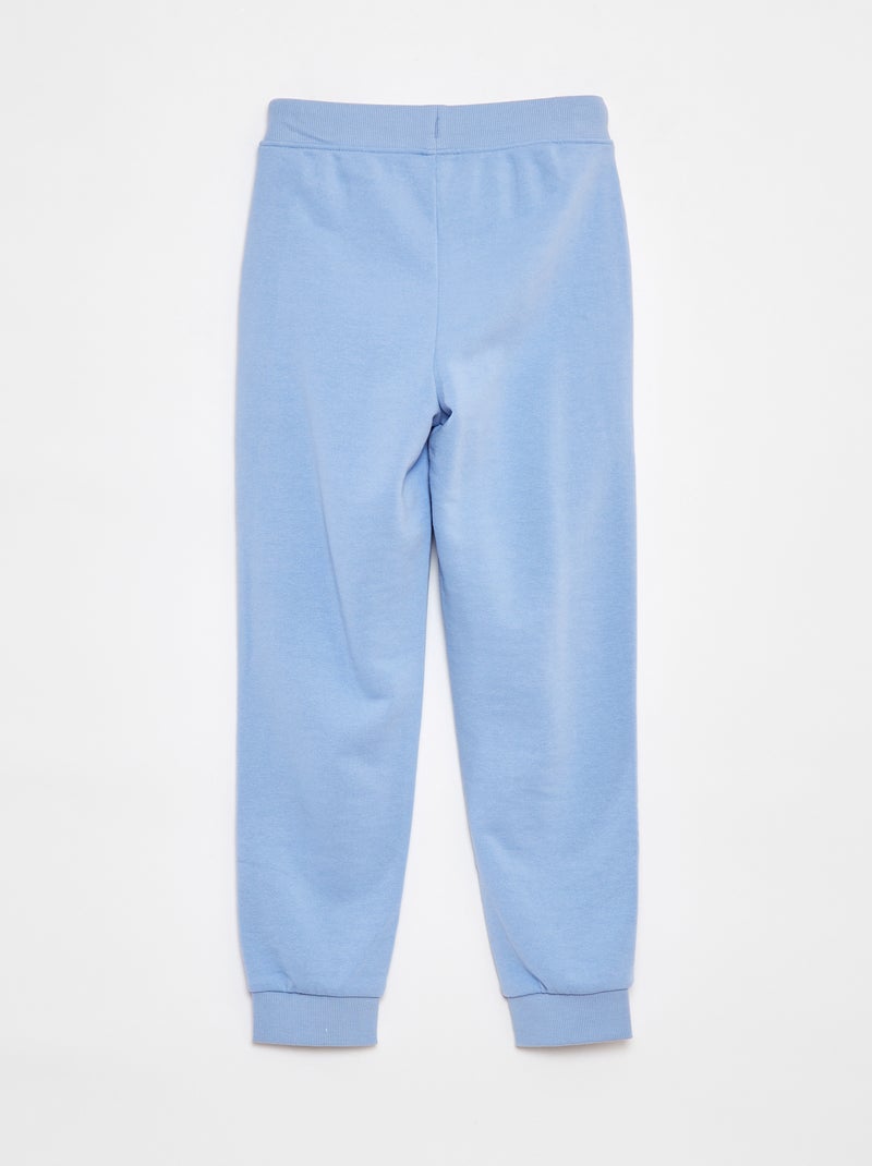 Jogging a tinta unita con vita elasticizzata Blu - Kiabi