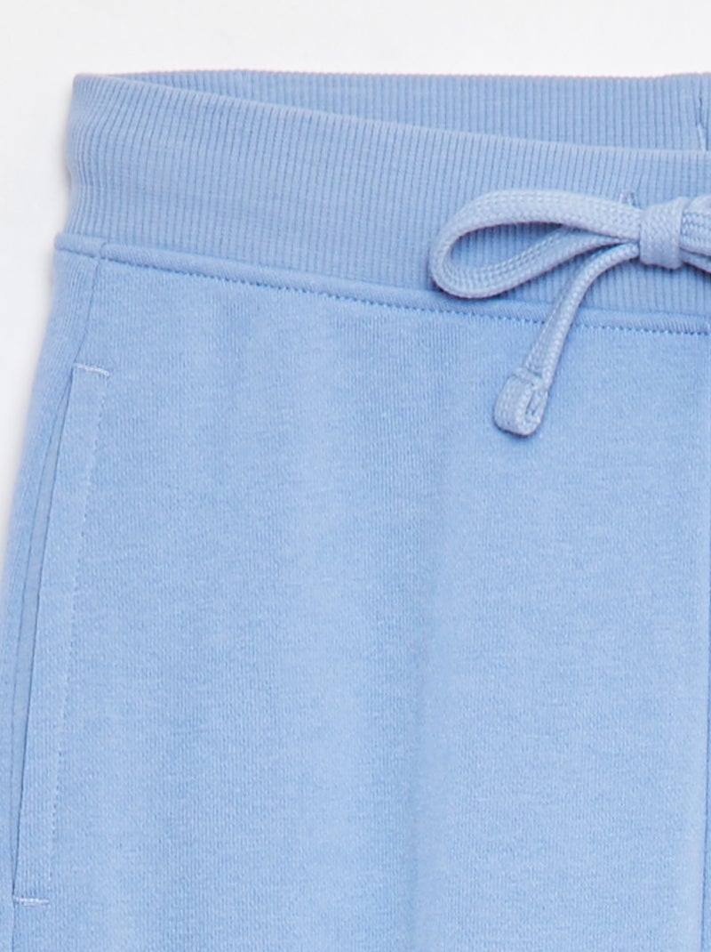 Jogging a tinta unita con vita elasticizzata Blu - Kiabi