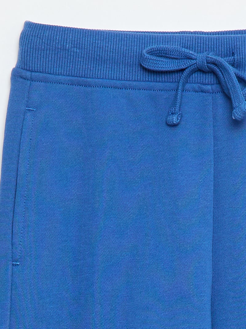 Jogging a tinta unita con vita elasticizzata Blu - Kiabi