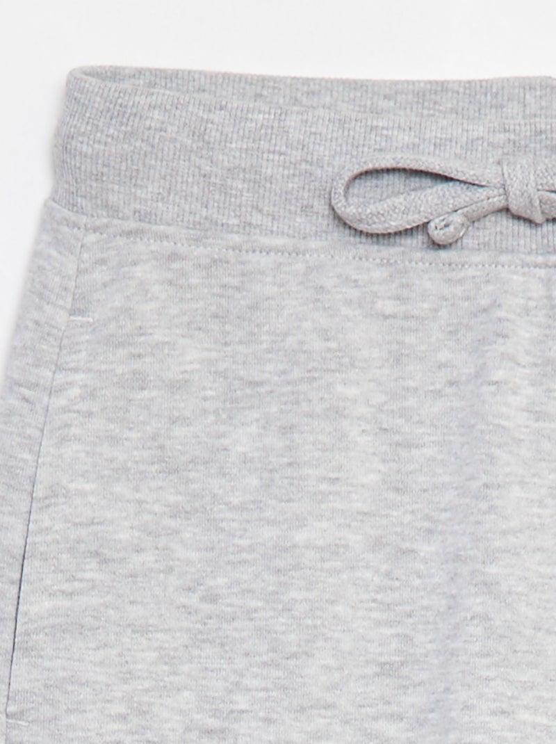 Jogging a tinta unita con vita elasticizzata Grigio - Kiabi