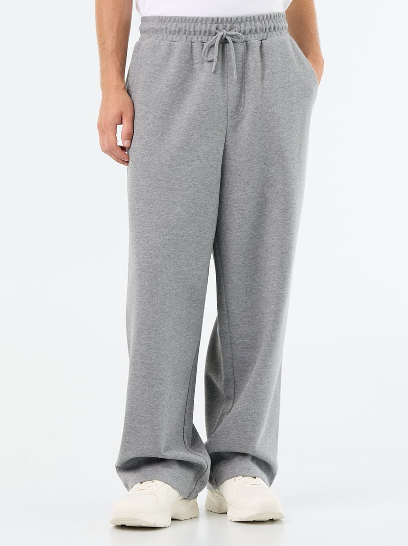 Jogging ampio in felpa leggera Grigio - Kiabi