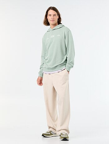 Jogging ampio in felpa leggera