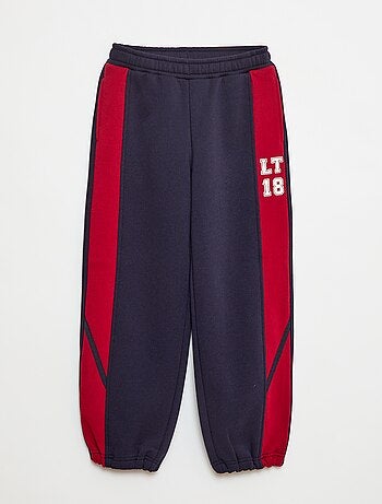 Pantaloni da jogging con bande a contrasto