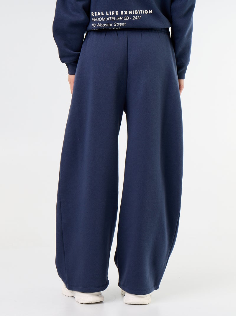 Jogging dal taglio ampio Blu - Kiabi