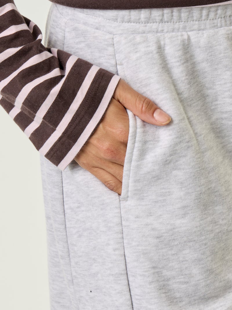 Jogging dal taglio ampio Grigio - Kiabi
