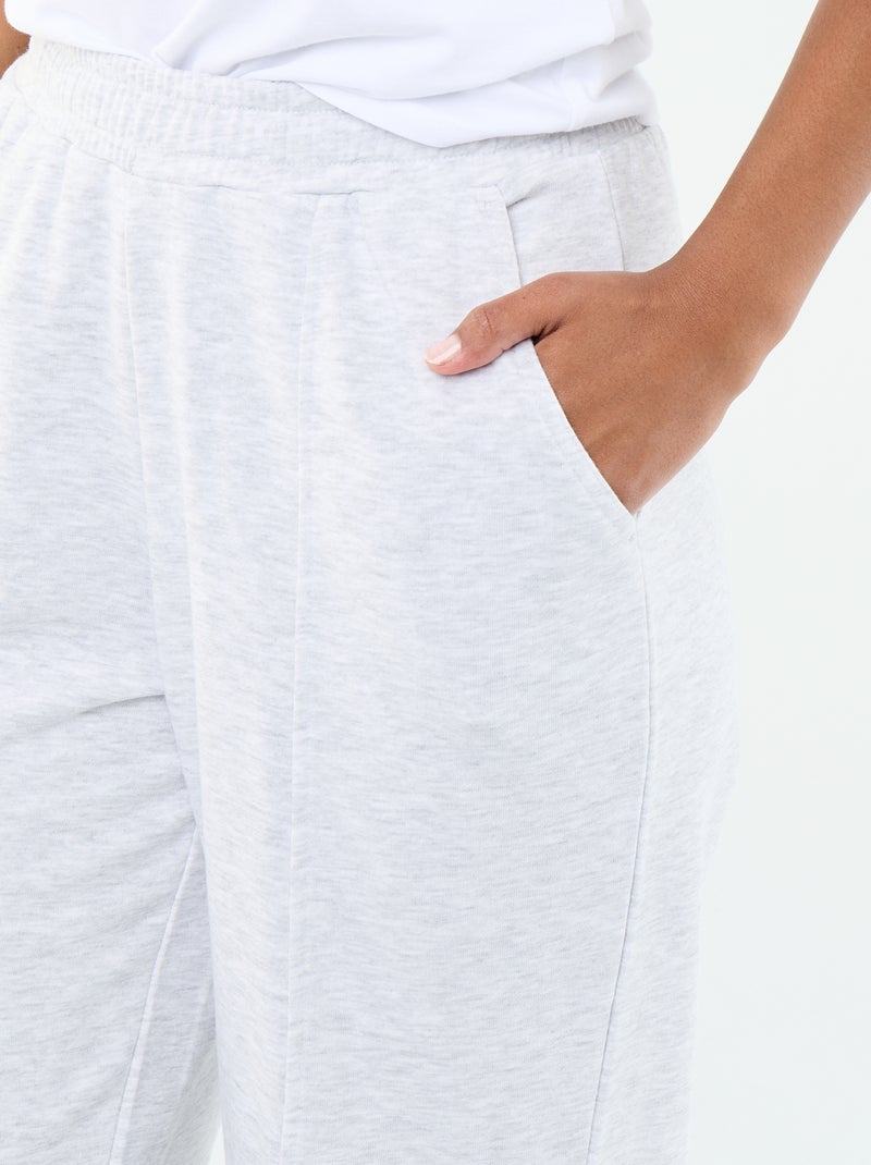 Jogging in maglia pesante Grigio - Kiabi