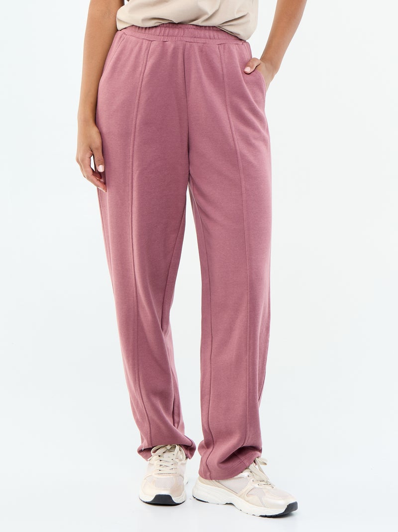 Jogging in maglia pesante Rosa - Kiabi