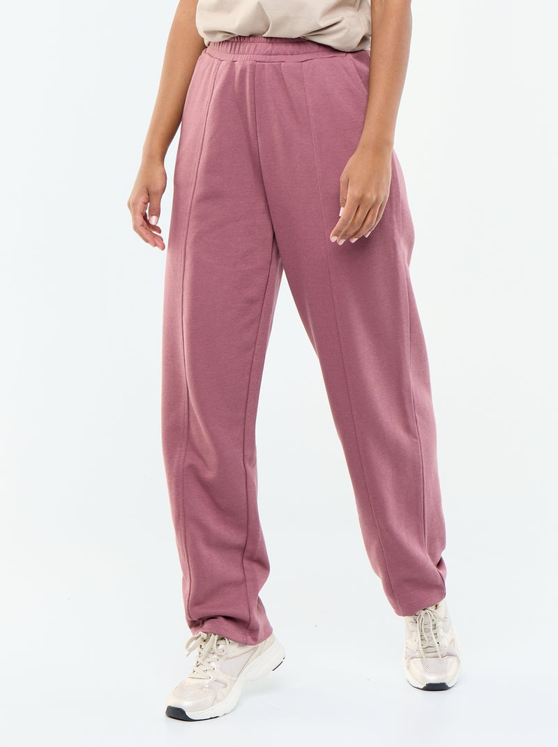 Jogging in maglia pesante Rosa - Kiabi