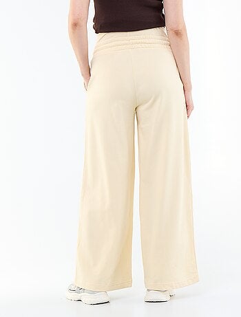 Jogging premaman wide leg in french terry
