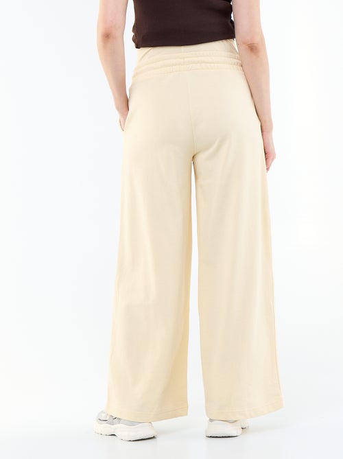 Jogging premaman wide leg in french terry - Kiabi Jogging premaman wide leg in french terry - Kiabi