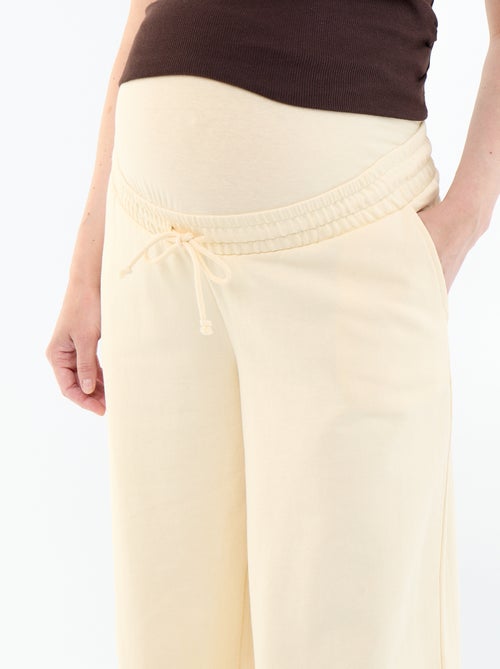 Jogging premaman wide leg in french terry - Kiabi Jogging premaman wide leg in french terry - Kiabi