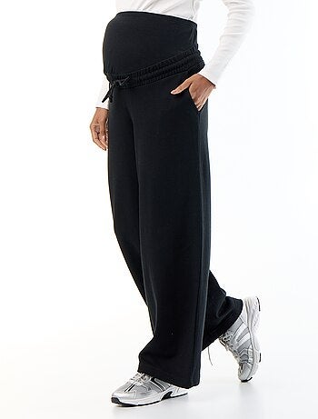 Jogging premaman wide leg in french terry