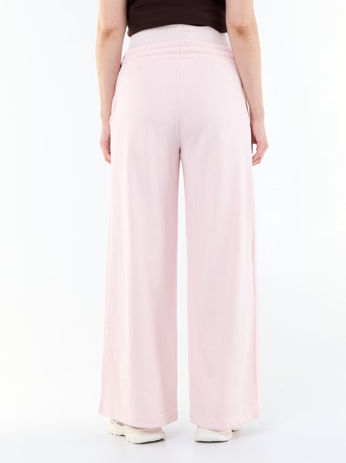 Jogging premaman wide leg in french terry - Kiabi