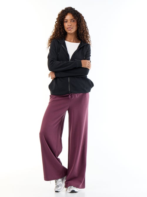 Jogging premaman wide leg in french terry - Kiabi Jogging premaman wide leg in french terry - Kiabi