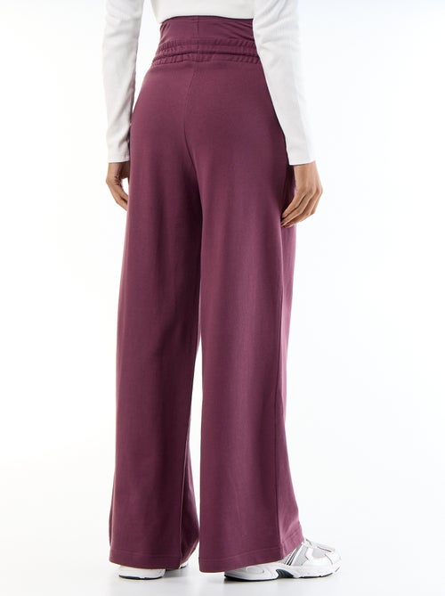 Jogging premaman wide leg in french terry - Kiabi Jogging premaman wide leg in french terry - Kiabi