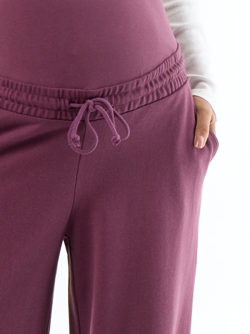 Jogging premaman wide leg in french terry - Kiabi Jogging premaman wide leg in french terry - Kiabi