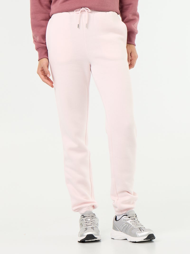 Jogging sportivo a vita normale Rosa - Kiabi