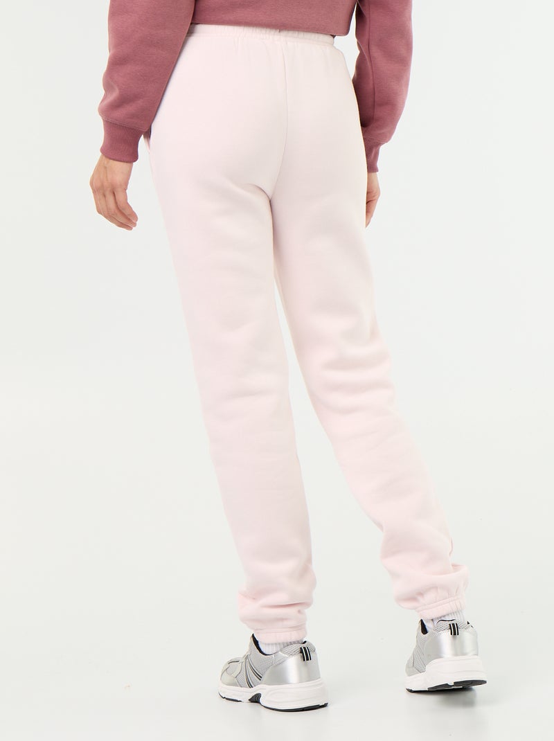 Jogging sportivo a vita normale Rosa - Kiabi