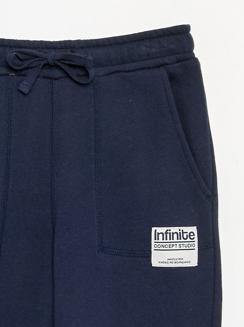 Jogging sportivo in French Terry Blu - Kiabi