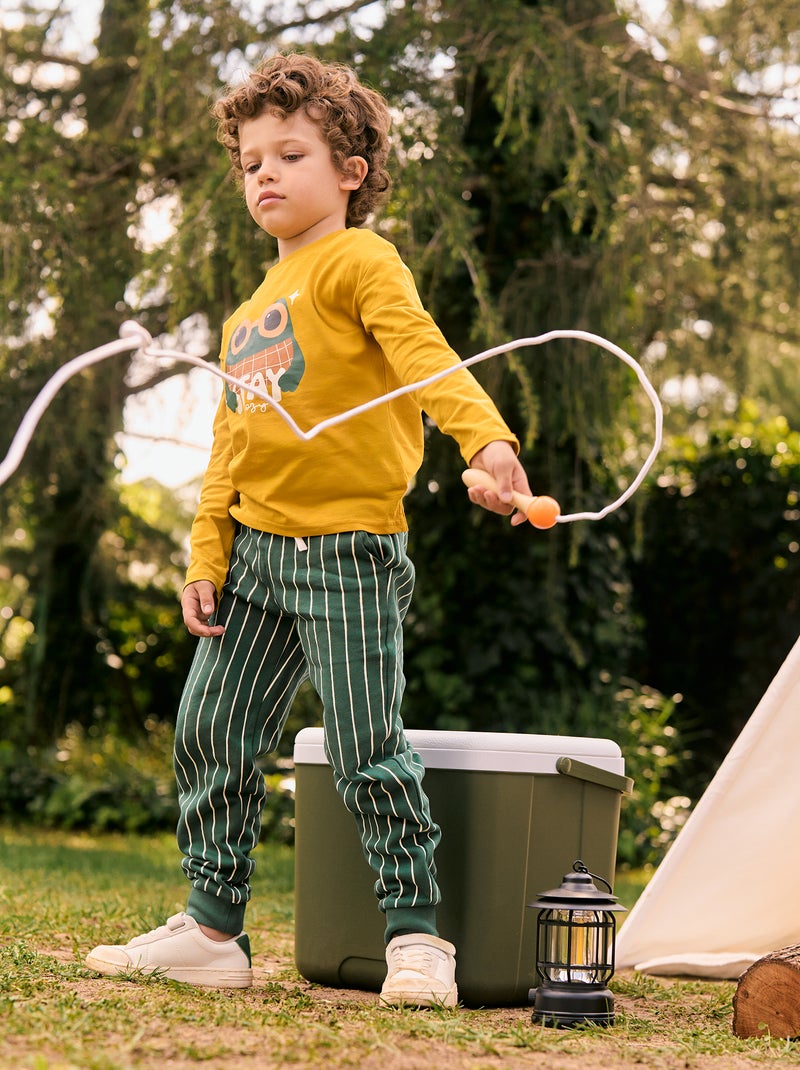 Jogging stampato - Graphik Edition Verde - Kiabi