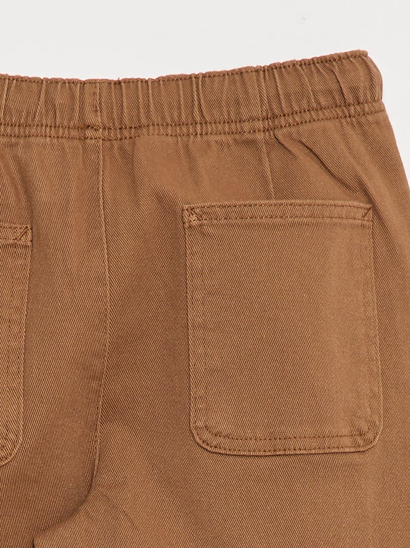 Jogpant con coulisse Beige - Kiabi