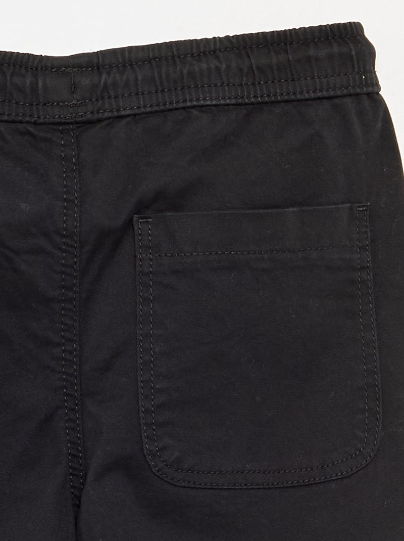 Jogpant con coulisse Nero - Kiabi