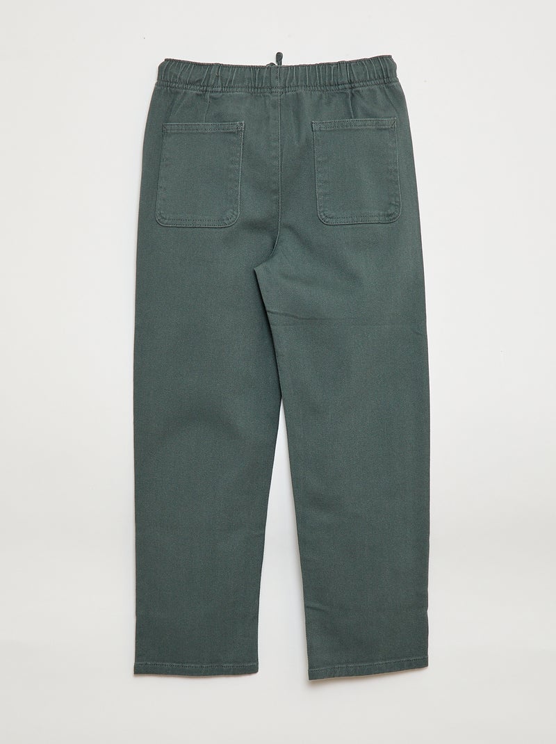 Jogpant con coulisse Verde - Kiabi