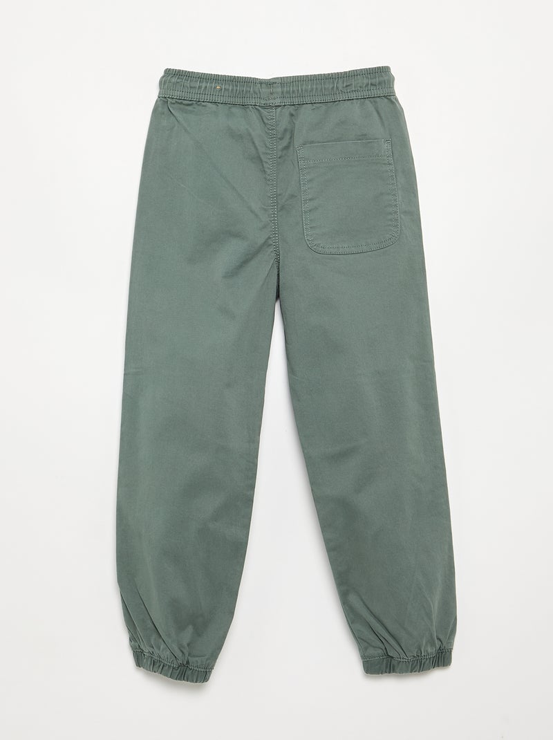 Jogpant con coulisse Verde - Kiabi