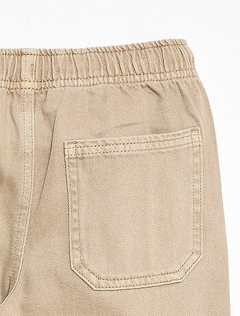 Jogpant con vita elasticizzata e coulisse
