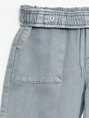 Jogpant con vita elasticizzata e coulisse