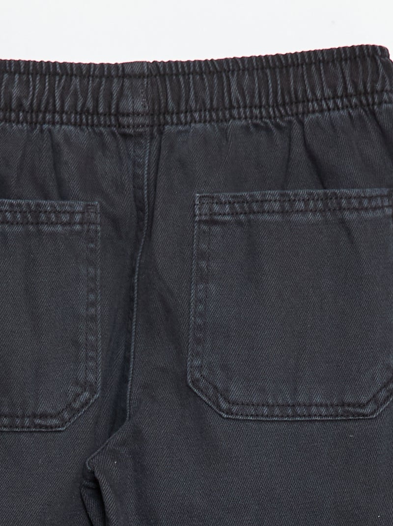 Jogpant con elastico in vita e coulisse Nero - Kiabi