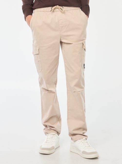 Jogpant con tasche con patta - Kiabi